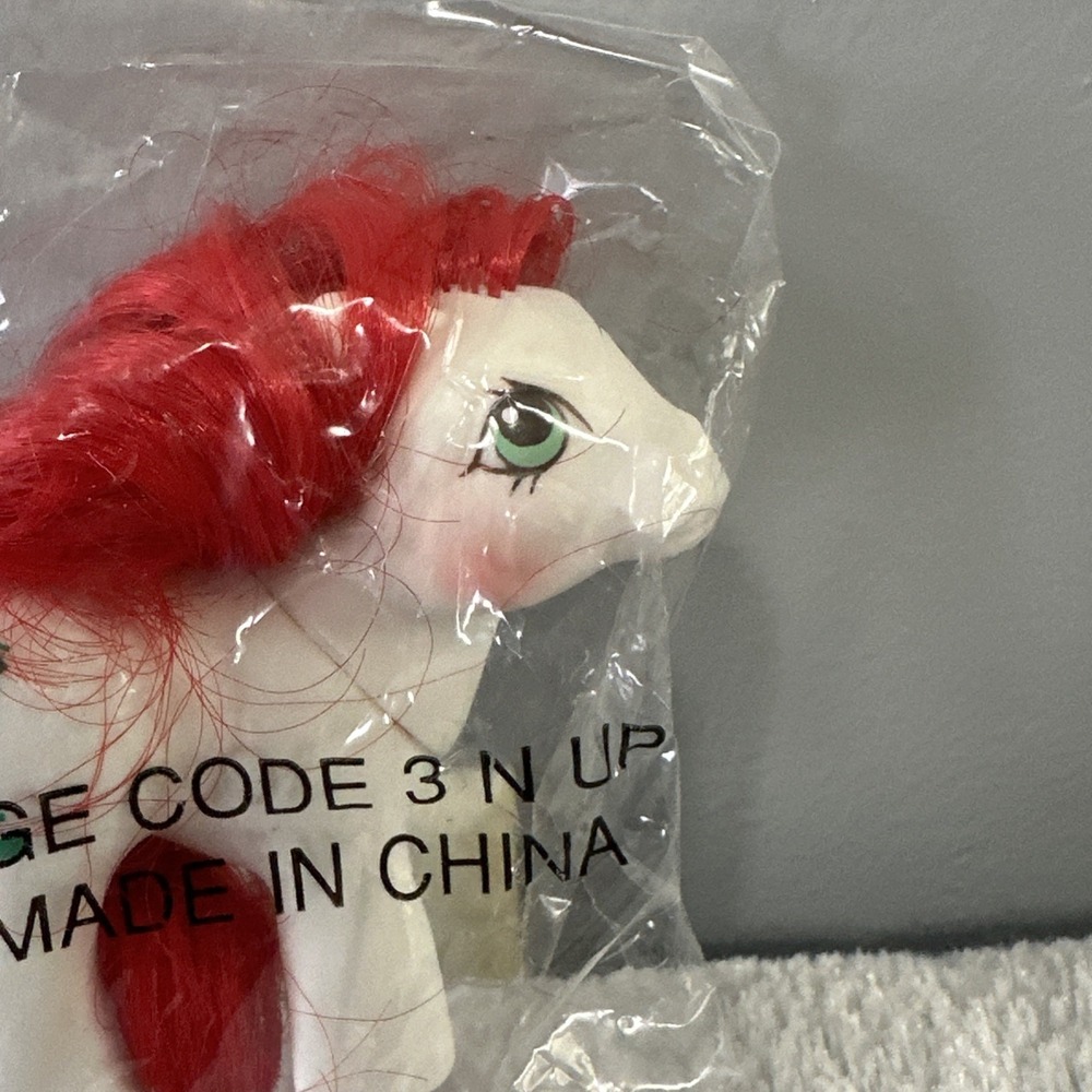Vintage My Little‎ Pony G1 Christmas Baby Stocking Kelloggs Mail Order 1984 - Picture 3 of 6